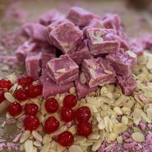 Cherry Bakewell Fudge