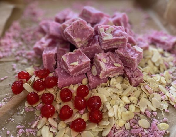 Cherry Bakewell Fudge