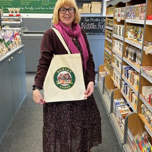 Burley Fudge Cotton Tote Bag